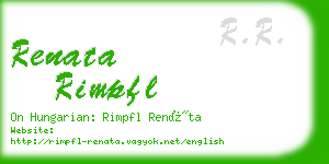 renata rimpfl business card